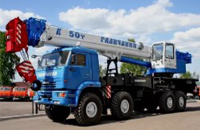 Аренда автокрана 50 тонн